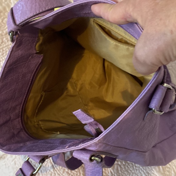 💜SUPER PRETTY large crossbody bag. Joy & Lucca. Gorgeous deep LAVENDER 💜 - Picture 10 of 12